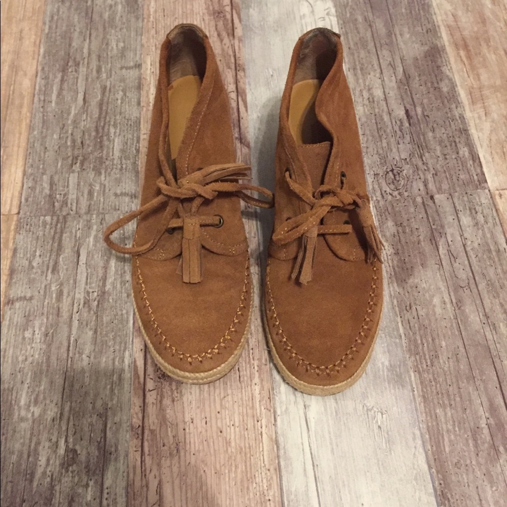 Tan Leather Booties - Picture 2 of 3